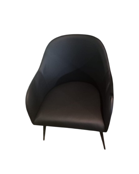 Modern Black Leather Chair