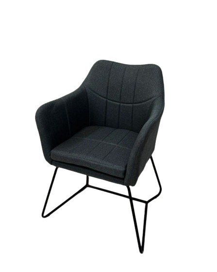 Dark Grey Lounge Chair