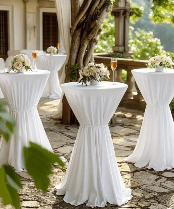 Wedding Cocktail Table with Cover